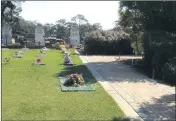  ??  ?? Drought-employment crews have paved paths at Kaniva Lillimur Cemetery.