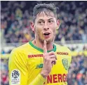  ??  ?? Emiliano Sala.