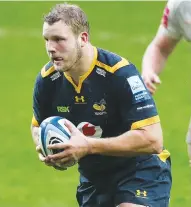  ?? ?? Leader: Joe Launchbury playing for Wasps