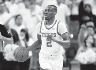  ?? PRESS FILE
ERIC GAY/ASSOCIATED ?? Texas guard Matt Coleman III, who grew up in Norfolk, is an All-Big 12 preseason selection.