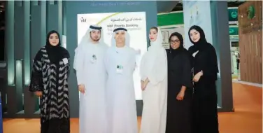  ??  ?? ↑ The National Bank of Fujairah team at the event.