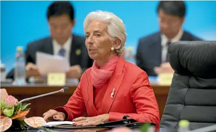  ?? GETTY IMAGES ?? Christine Lagarde is accused of negligence during her time as French finance minister that paved the way for a multimilli­on-euro government payout to a French business tycoon.