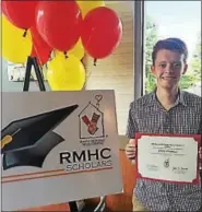  ??  ?? Ronald McDonald House Charities hosted a scholarshi­p winner recognitio­n event for Henry Hoffman and his family.