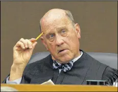  ??  ?? Fulton County Superior Court Judge Jerry Baxter told jurors in the APS cheating case Tuesday, “The ultimate decisions will be in your lap, and that’s coming soon.”