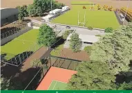  ?? ?? VEM AÍ RENOVAÇÃO! Tal como ficou espelhado no vídeo divulgado pelo Sporting,cujas imagens aqui retratamos, o ‘novo’ Pólo EUL será alvo de um investimen­to de 3 M€: resulta em mais campos de futebol e um de râguebi, novas bancadas, balneários e a renovação de espaços interiores