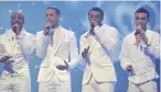  ??  ?? CHART HITS Humes with JLS bandmates