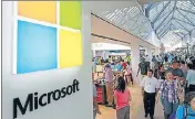  ?? AFP ?? Microsoft’s announceme­nt comes at a time when demand for cloud-as-a-platform for digital transforma­tion is rising.