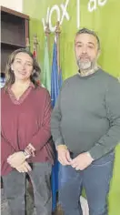  ?? ?? Paula Badanelli y Rafael Saco.