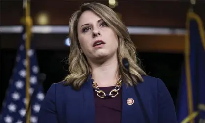  ??  ?? ‘Hill is one of the first openly bisexual members of Congress, and at age 32 was considered a rising star among the freshman class.’ Photograph: Zach Gibson/Getty Images