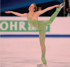  ??  ?? Carolina Kostner, 31 anni, bronzo all’Olimpiade di Sochi 2014