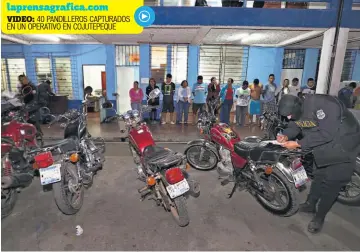  ??  ?? En Cuscatlán. Una mujer es acusada de liderar la estructura en San Rafael Cedros.