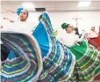  ?? NICK OZA, THE ARIZONA REPUBLIC ?? Traditiona­l Mexican dancers perform during Hispanic Heritage Month at St. Catherine of Siena Church in Phoenix.