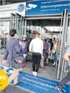  ?? FOTO: WOLFGANG KUMM ?? Bei unter einem Prozent lag die Fehlerquot­e bei dem Pilotproje­kt zurGesicht­serkennung in Berlin.