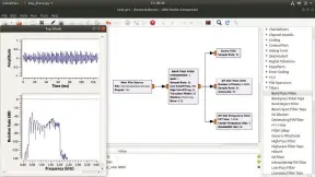  ??  ?? Wiring up on-screen functional blocks in GNU Radio Companion will give you a much better feel for the physics behind sound effects.