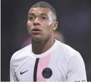  ?? ?? METZ, FRANCE - SEPTEMBER 22: Kylian Mbappe of Paris Saintgerma­in looks on during the Ligue 1 match between Metz and Paris Saint Germain at Stade Saint-symphorien on September 22, 2021 in Metz, France. (Photo by Aurelien Meunier/getty Images)