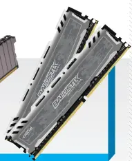  ??  ?? $182 | WWW.CRUCIAL.COM Frequency: DDR4-2400; Timings: 16-16-16-39; Density: 2 x 8GB