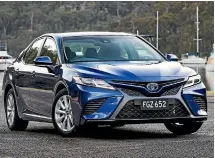  ??  ?? The new Toyota Camry, which has just received a five-star Ancap crash rating.