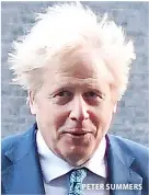  ?? PETER SUMMERS ?? Prime Minister Boris Johnson