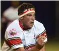  ?? BackpagePi­x ?? SHARKS lock Reniel Hugo, seen here playing for Tuks in a Varsity Cup match, scored three tries in his team’s win over the Stormers.
|