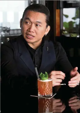  ?? — M. AZHAR ARIF/The Star ?? Junior is an avid advocate of rum in the local bartending community.