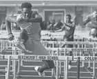  ?? COLUMBUS DISPATCH FILE ?? Beechcroft’s Jayden Douglas won the 60 hurdles and placed second in the 400 in the Division I indoor state meet.
