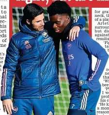  ?? GETTY IMAGES ?? Guiding hand: Arteta with young star Bukayo Saka (right)