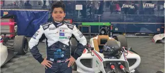  ??  ?? DEBUT RACE: Oman’s Shihab Al Habsi pictured at Nogaro Internatio­nal Race Circuit in France.