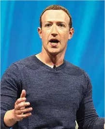  ?? ?? Mark Zuckerberg, consejero delegado de Meta.