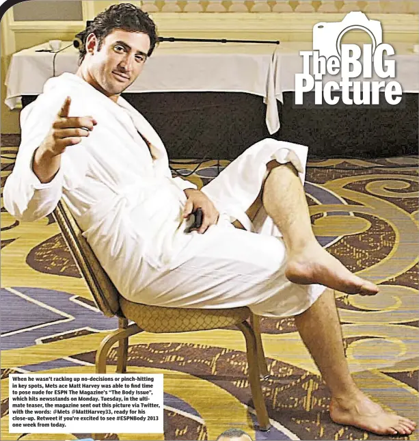 PHOTOS: Mets' Matt Harvey poses nude for ESPN The Magazine 