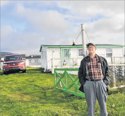  ?? J.R. ROY/SPECIAL TO THE GULF NEWS ?? Ross Patey, 86, was born on the land in question and is worried he will lose access to it now that the tourist season is over and J.T. Cheeseman Provincial Park has closed.