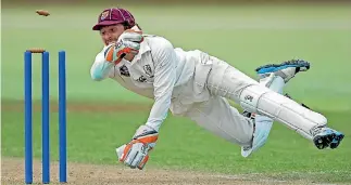 ?? PHOTOSPORT ?? BJ Watling has kept for Northern Districts in their last two Plunket Shield matches.