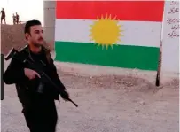  ?? Reuters ?? A Kurdish fighter is seen in the southwest of Kirkuk. —