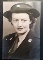 ?? SUBMITTED PHOTO ?? June Plummer Newton served in the Second World War as a field hospital triage nurse in Italy. She also served in England as a recovery nurse for soldiers returning with trauma and PTSD.