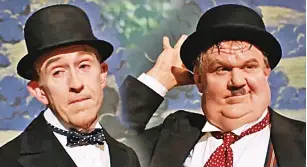  ?? (Courtesy) ?? STEVE COOGAN as Stan Laurel, and John C. Reilly as Oliver Hardy in ‘Stan &amp; Ollie.’