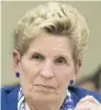  ??  ?? Kathleen Wynne