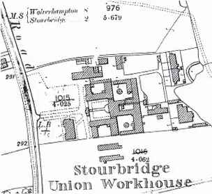  ??  ?? Stourbridg­e Union Workhouse plan circa 1836