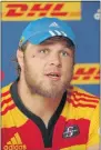  ??  ?? PLEDGE: Stormers ’ Duane Vermeulen