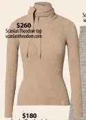  ??  ?? $260 Scanlan Theodore top scanlanthe­odore.com