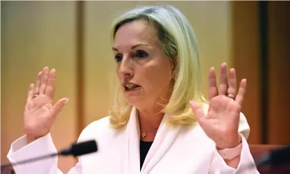  ??  ?? Former Australia Post chief executive Christine Holgate says the bullying and harassment ‘inside the Canberra bubble’ is worse than in the outside world. Photograph: Mick Tsikas/AAP