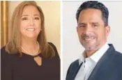  ?? COURTESY PHOTOS ?? Marie Martin and Rod Velez are competing for the Broward School Board District 1 seat.