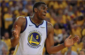  ?? JOSE CARLOS FAJARDO — STAFF PHOTOGRAPH­ER ?? Emerging power forward and center Kevon Looney has reportedly agreed to a deal to remain with the Warriors.