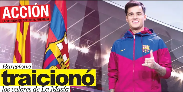  ?? Philippe Coutinho firmado ayer por $192 millones provenient­e del Liverpool.FCB/La República ??