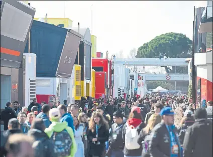  ?? FOTO: MANEL MONTILLA ?? Los responsabl­es de la Fórmula Uno siguen trabajando en un borrador de calendario El GP de Esaña podría ser en julio