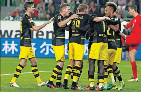  ??  ?? EN FORMA. El Borussia Dortmund llega en un gran momento de juego y resultados a su partido ante el Madrid.