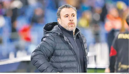  ?? EUROPA PRESS ?? Sergio González fue destituido como entrenador del Cádiz el pasado mes de enero.