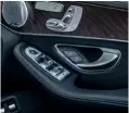  ??  ?? clockwise from right Unsealed wood trim contrasts with slick info screen; muscular taillamps differenti­ate the rear end from the GLC’S; wide side steps are more of annoyance than their aesthetic value is worth; full electric seat adjustment is an option.
