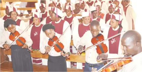  ?? Photo: NAN ?? The combined Easter service at COCIN Church Yelwan Kagadama in Bauchi yesterday