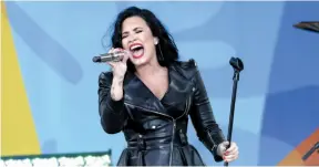  ?? CITIZEN NEWS SERVICE PHOTO ?? In this June 17, 2016 file photo, singer Demi Lovato performs on ABC’s Good Morning America.