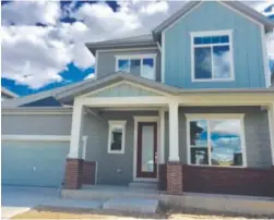  ??  ?? A new three-bedroom home that David Weekley has ready to deliver in Midtown. Above right: The Clear Creek Trail as it passes Midtown.