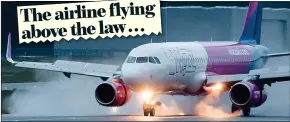  ?? ?? PAY UP: How we reported on the airline’s failure to pay claims last week